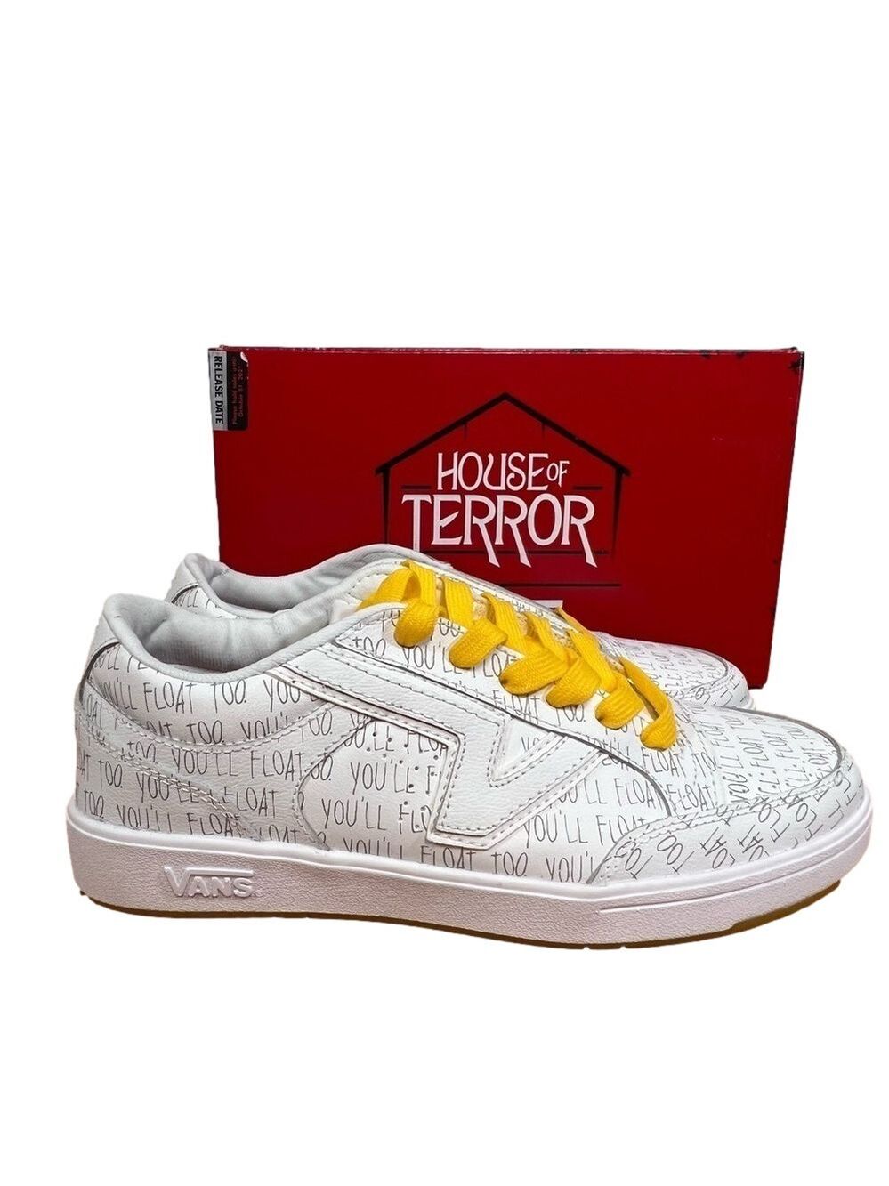 Vans Unisex House of Terror IT You'll Float Shoe Size 9 or 7.5 #B1602
